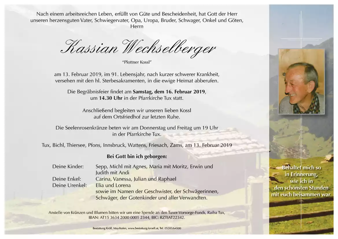 Parte von Kassian Wechselberger